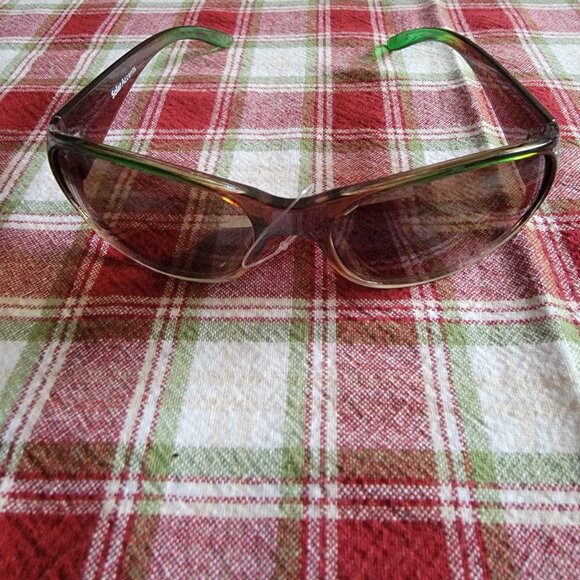 Solar Accents by FGX, Inc. Sunglasses Brown and Green Frames Rhinestone Temples - Picture 3 of 5